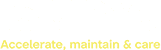 Sumo logo with tagline 'Accelerate, maintain & care'.